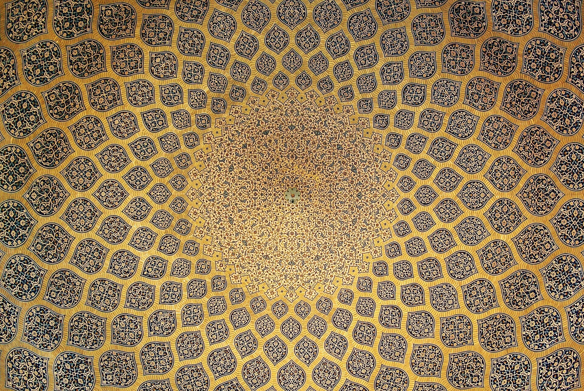 سقف مسجد شیخ لطفالله اصفهان